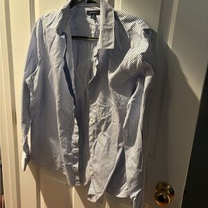 Lands End stripe blouse